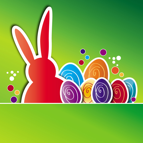 Happy Easter Backgrounds 3 creative vector