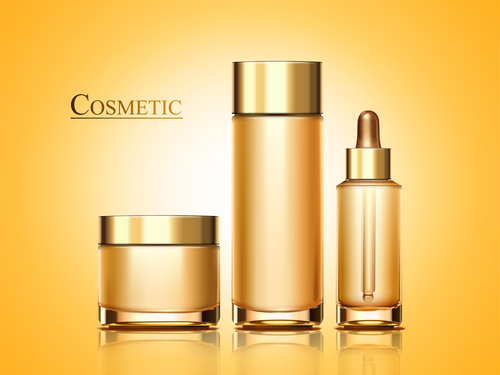 Honey cosmetics background vectors 03