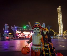 Horrible Halloween atmosphere Stock Photo 04