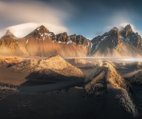 Icelandic natural scenery Stock Photo 02