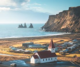 Icelandic natural scenery Stock Photo 04