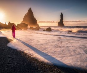 Icelandic natural scenery Stock Photo 06