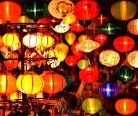 In all kinds of colors lantern Stock Photo 10