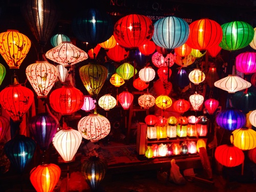 In all kinds of colors lantern Stock Photo 11