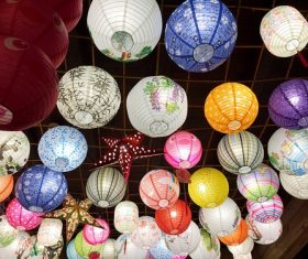 In all kinds of colors lantern Stock Photo 12