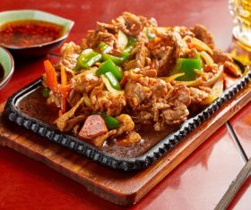 It is delicious Chinese food Stock Photo 03