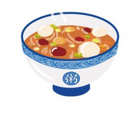 Laba porridge element vector