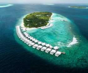 Laccadive Sea Maldives Stock Photo