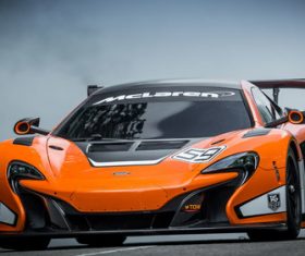 McLaren McLaren 650S GT3 sports car Stock Photo 02