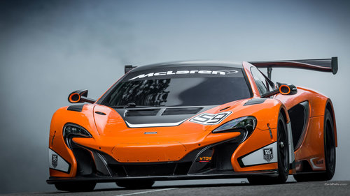 McLaren McLaren 650S GT3 sports car Stock Photo 02