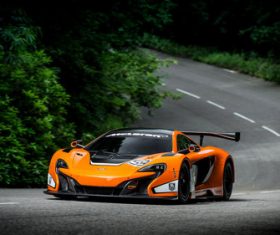 McLaren McLaren 650S GT3 sports car Stock Photo 03