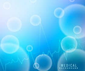 Medical science background design vectors 02