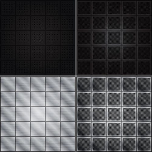Metal Textures pattern 2 vectors