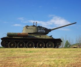 Military old tank Stock Photo 07