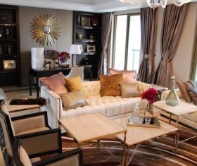 Modern European interior design Stock Photo 01