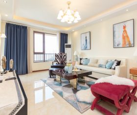 Modern European interior design Stock Photo 07