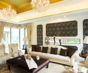 Modern European interior design Stock Photo 08