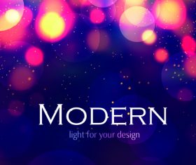 Modern background with red circles light vector