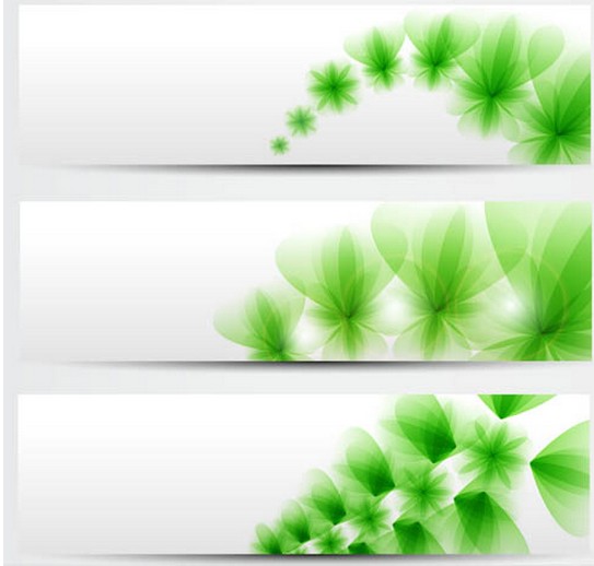 Natural Banners vector