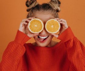 Naughty girl Stock Photo