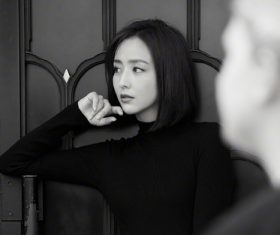 Noble temperament woman Stock Photo