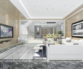 Nordic style interior decoration Stock Photo 08