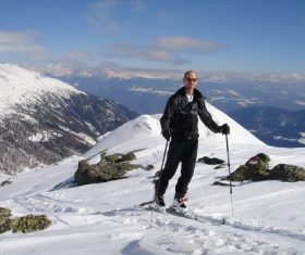 Outdoor skiing Stock Photo 01