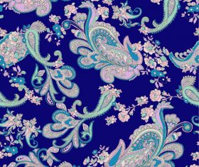 Paisley vintage pattern seamless vector 02