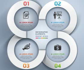 Personality statistics chart design vector material 04