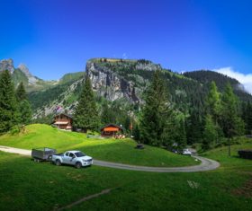 Picturesque Swiss landscape Stock Photo 02