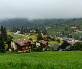 Picturesque Swiss landscape Stock Photo 06
