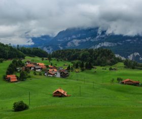 Picturesque Swiss landscape Stock Photo 07
