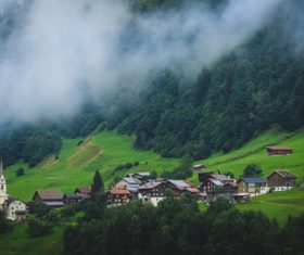 Picturesque Swiss landscape Stock Photo 08