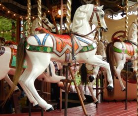 Playground carousel Stock Photo 01