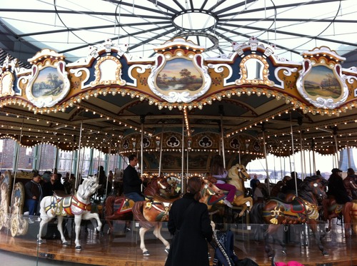 Playground carousel Stock Photo 08