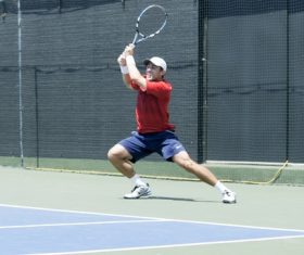 Playing tennis Stock Photo 02