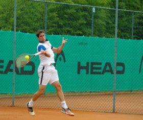 Playing tennis Stock Photo 03