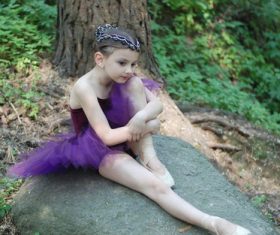 Pretty cute little girl Stock Photo 05