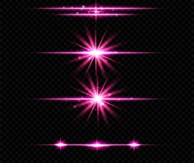 Purple light effect vector illustration 01