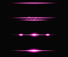 Purple light effect vector illustration 02