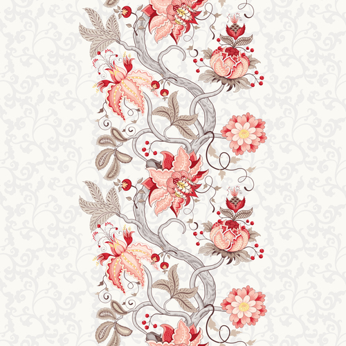 Retro ornate floral decorative vectors 03