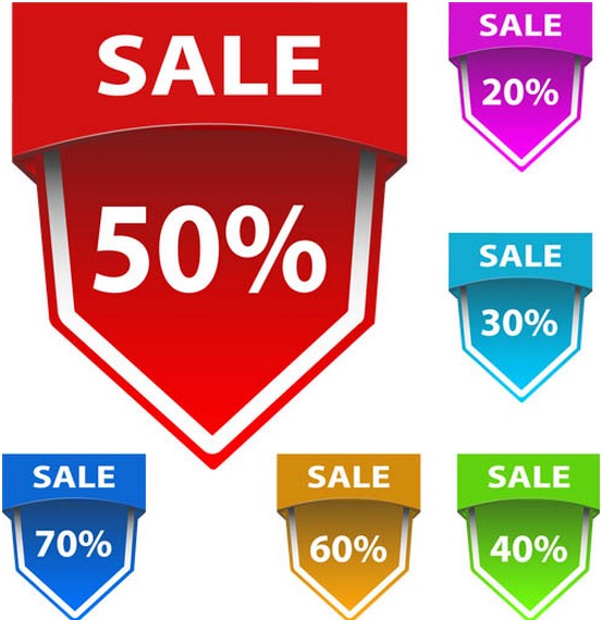 Sale Pointers vector