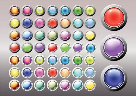 Shiny Buttons vector