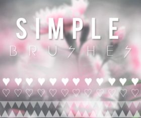 Simple Border Seamless Photoshop Brushes