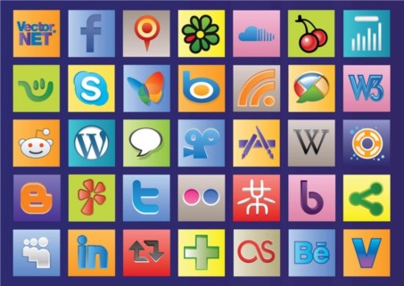 Social Web vector graphics