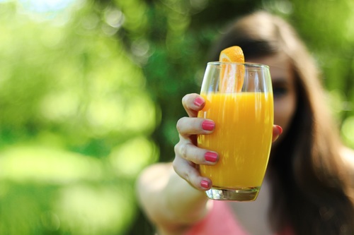 Sour and sweet delicious taste orange juice Stock Photo 04