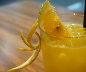 Sour and sweet delicious taste orange juice Stock Photo 06