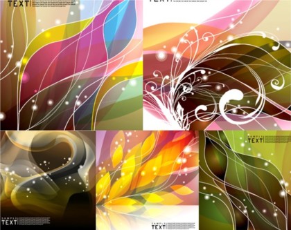 Special dazzling dynamic flow background vector