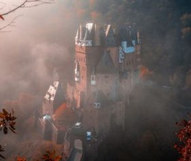 Stock Photo Castle in the fog