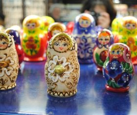 Stock Photo Exquisite and beautiful Russian matryoshka 11